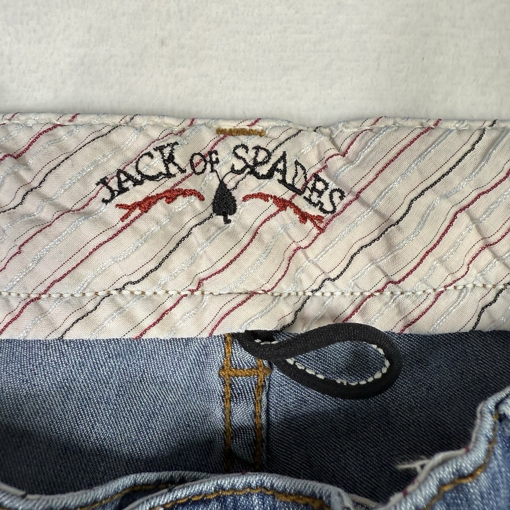 JACK OF SPADES HIGH ROLLER JEANS MENS 38x29 STRETCH BAGGY GRUNGE SKATER - Picture 4 of 11
